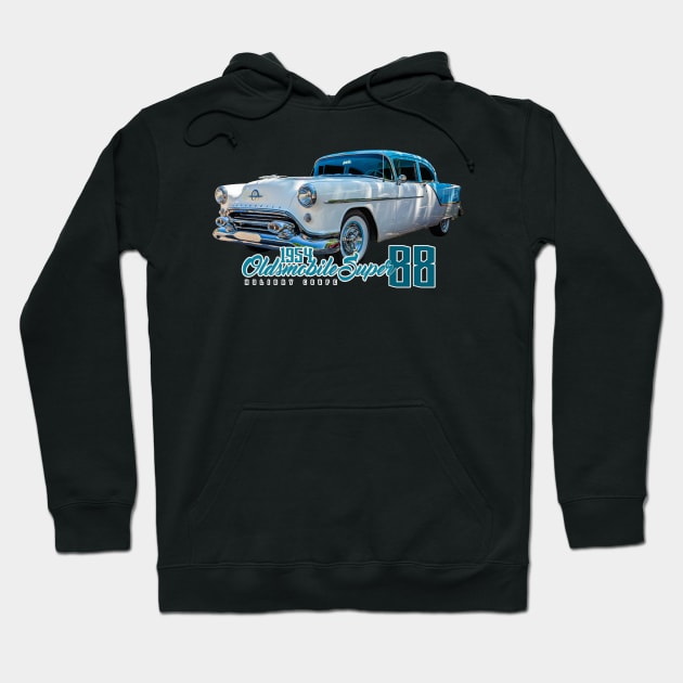 1954 Oldsmobile Super 88 Holiday Coupe Hoodie by Gestalt Imagery